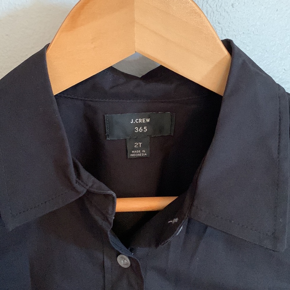 J.Crew Black Button Down